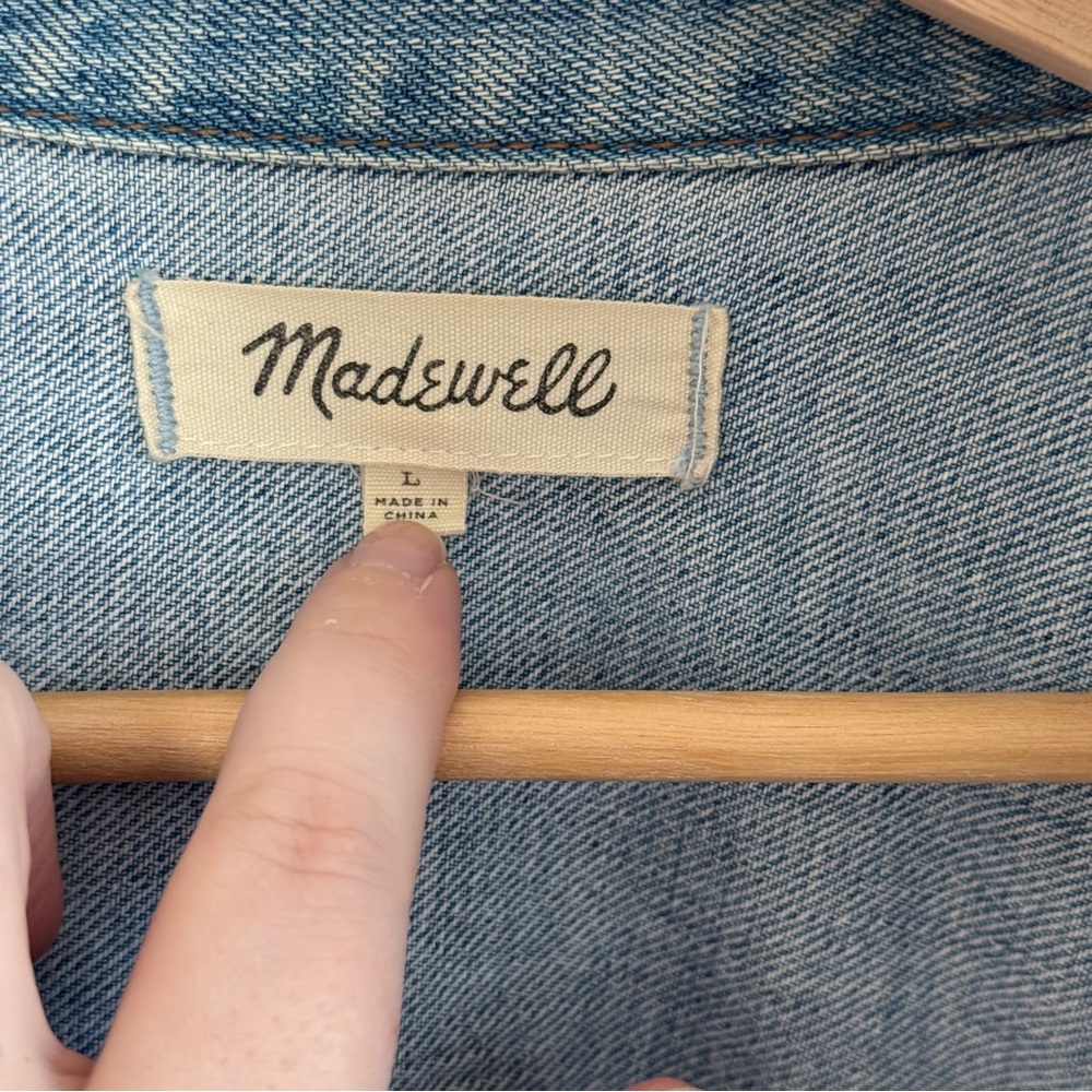 Madewell Light Blue Denim Jean Jacket - Picture 2 of 7